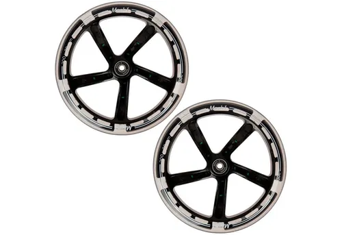 Mach1 Cityroller 2 Stück 200x30mm Kickscooter Big Wheel Rollen-Set mit oder Ohne LED