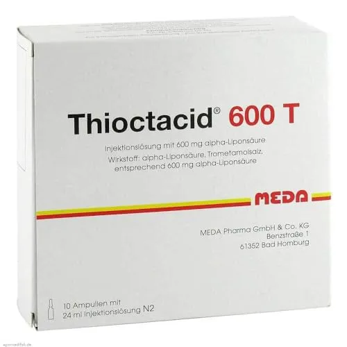 THIOCTACID 600 T Injektionslösung 10X24 ml