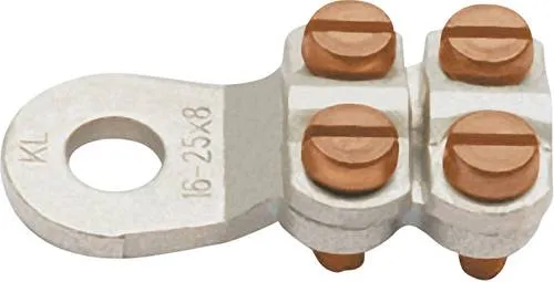Klauke 585R8 Ringkabelschuh 4 Schrauben Querschnitt (max.)=35mm² Loch-Ø=8.5mm Unisoliert Metall 1St.