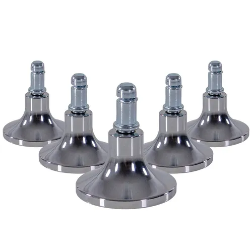 hjh OFFICE 5x Bodengleiter für Bürostühle STAND C von hjh Office