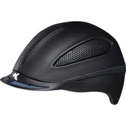 KED Paso Reithelm |  Germany K-Fit Black Integriertes LED-Rücklicht maxSHELL Technologie Farbe: black matt dark shine Größe: 57-62 (L)