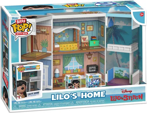 Funko Pop! Lilo's Home (Bitty Pop!) Vinyl Figur - Spielfiguren - Nostalgische Sammleredition mit ikonischen Disney-Momenten, ideal für Fans und Sammler.
