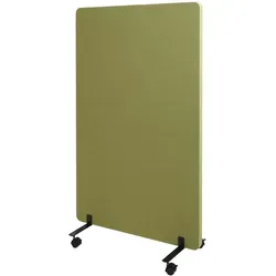 Akustik-Trennwand MCW-G77 - Doppelwandiger Büro-Sichtschutz - Paravent für effektive Schalldämmung, rollbar und ideal für flexible Raumgestaltung im Büro oder Home Office.