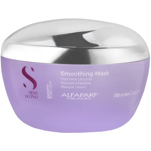 Alfaparf Semi Di Lino Smooth Maske 200ml glättend feuchtigkeitsspendend vegan