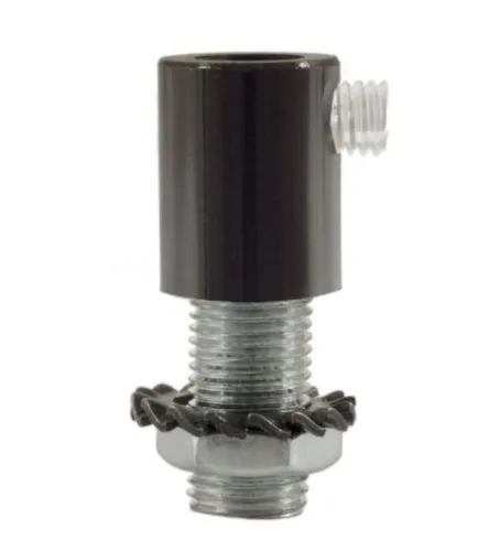 Creative-Cables zylindrische Metallschelle 2-teilig-schwarz pearl-SERM1BRX2