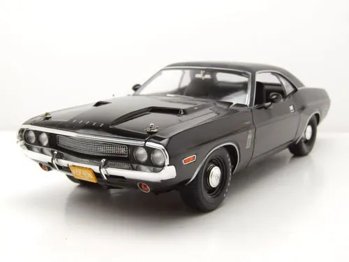 Dodge Challenger R/T 426 HEMI 1970 schwarz The Black Ghost 1:18
