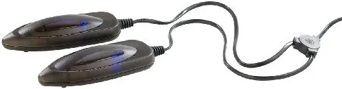 infactory Schuhwärmer: Elektrischer Schuhtrockner mit UV-Licht - Skischuhtrockner elektrisch, ideal für trockene und hygienische Schuhe, entfernt Feuchtigkeit und Bakterien mit UV-Licht, perfekt für Flur und Sportgeräte.