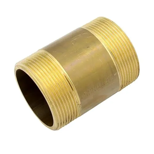 Stabilo-Sanitaer Messing Rohrdoppelnippel 1 1/2 Zoll x 80 mm DN40 Rohrnippel Langnippel Gewindefitting Fitting