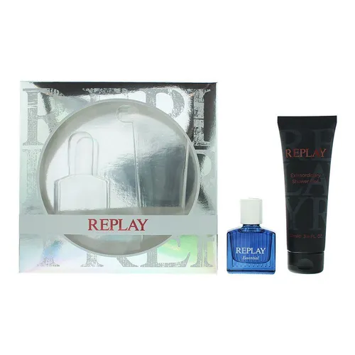Replay Essential For Him 2 Piece Gift Set: EDT 30ml - Shower Gel 100 For Men