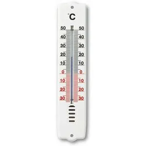 TFA Thermometer 12.3009 - Wetterfestes Innen- und Außenthermometer - Hygrometer für Innen- und Außenbereich, wetterfest und ideal für präzise Temperaturmessungen von -32°C bis 50°C. Made in Germany, langlebig und einfach aufzuhängen.