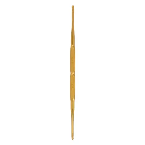 Tulip TA-1055E Crochet Hook, Legierter Stahl, Gold, 3-4 (2.2-2.5mm)