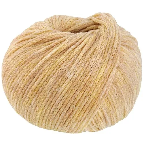 LANA GROSSA Cool Merino | Leichtes Kettengarn aus klassischer Merinowolle | Handstrickgarn aus 90% Schurwolle (Merino) & 10% Polyamid | 50g Wolle zum Stricken & Häkeln | 150m Garn FB 23