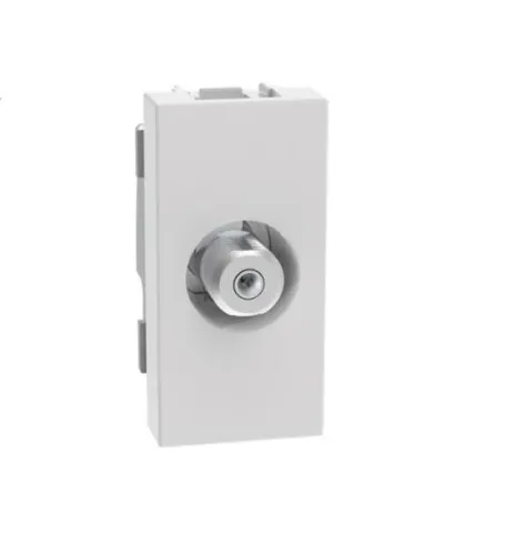 Sat-Steckdose Bticino MatixGo Typ F 1 Modul weiß - JW4202F