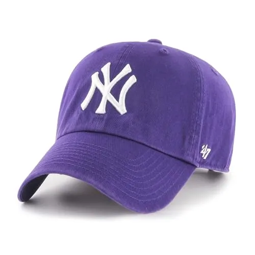 '47 New York Yankees MLB Clean Up Lila Verstellbare Cap in lila von '47