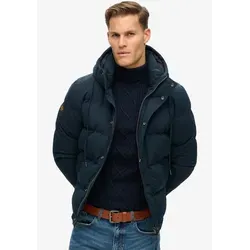 Superdry Steppjacke Everest Hooded Puffer Jacket blau XXL (54)