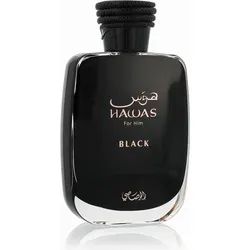 Rasasi Hawas Black Eau De Parfum 100 ml für Herren - Unisex Duft mit lebendiger Komposition aus Ananas und Bergamotte, ideal für den modernen Mann, der Eleganz und Selbstvertrauen ausstrahlen möchte.