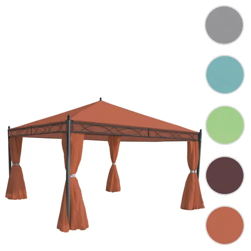 Mendler Pergola Cadiz - Stabiler Garten Pavillon mit UV-Schutz - Pavillons - Genießen Sie Schatten und Windschutz mit dieser robusten Pergola. Ideal für sonnige Tage, bietet sie einen UV-Schutz von 50+ und wasserabweisendes Material für entspanntes Verweilen im Freien.