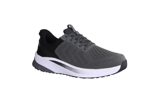 Orthofeet Herren Slip-in Sneaker Grau Tilos, Größe 43 - Praktischer Slip-On Sneaker mit wasserabweisendem Obermaterial und hochwertiger orthopädischer Einlegesohle. Ideal für den täglichen Komfort und eine verbesserte Stabilität. Genießen Sie ein bequemes Tragegefühl!