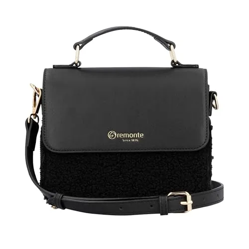 Remonte Damen Q0632 Umhängetasche, schwarz 02