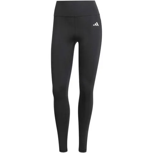 adidas Damen Optime Essentials Stash Pocket Full Length Leggings - Fitnesshosen mit hoher Taille und praktischer Einschubtasche, aus 85 % recyceltem Polyester, feuchtigkeitsabsorbierend für optimalen Komfort beim Training.