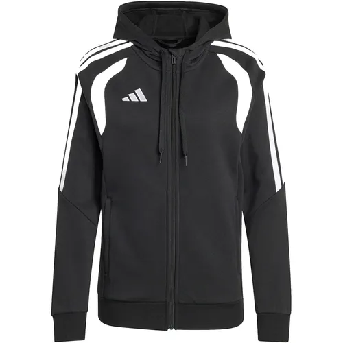 adidas Performance Sweatjacke Damen Tiro 26 League SW FZ Hoodie schwarz XL (46/48) - Stylische Kapuzenjacke für Damen in Größe XL, aus hochwertiger Baumwoll-Polyester-Mischung. Ideal für sportliche Aktivitäten oder Freizeit, pflegeleicht und bequem.
