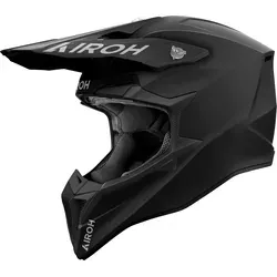 Airoh Wraaap Crosshelm schwarz unisex, XS - Motorradhelm aus HRT-Material mit herausnehmbaren, waschbaren Polstern und optimaler Belüftung. Ideal für Cross-Fahrer, die Komfort und Sicherheit schätzen.