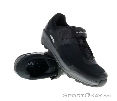 Northwave Escape Evo 2 Herren MTB Schuhe - Schwarz - Größe 46 - Fahrradschuhe für Mountainbiker, mit atmungsaktivem Material und hervorragendem Grip für optimale Performance auf Trails.