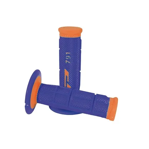Handgriffe Cross PROGRIP 791 Dual Density Orange Fluo Blau Ø MM 22-25 Lang 115