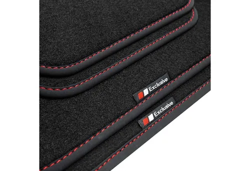 tuning-art Auto-Fußmatten BEF967 für Mercedes E-Klasse W213/S213 - Präzise passende Automatten aus hochwertigem Velours mit rutschfestem Befestigungssystem. Ideal für Mercedes E-Klasse ab 2016, mit exklusiven Steppnähten und wasserfester Rückenbeschichtung für optimalen Schutz.