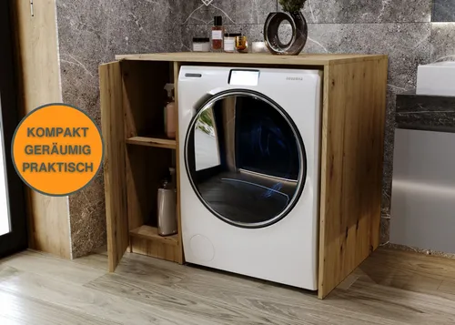 Raumhirsch Furniture Waschmaschinenschrank Eiche Artisan