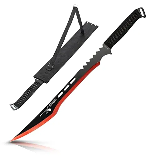 KOSxBO Machete mit roter Klinge Troodon Dinosaurier Edition