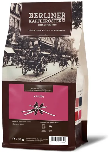 Berliner Kaffeeroesterei DE aromatisierter Kaffee Vanille 1082703