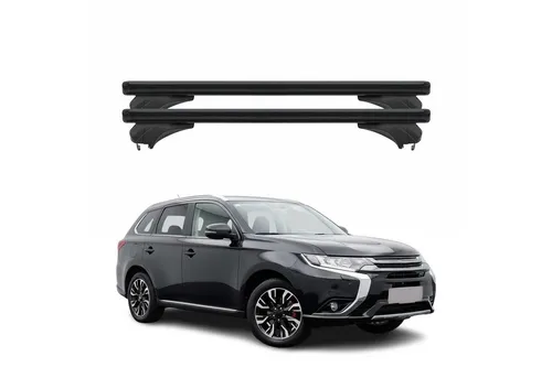 OMAC Dachträger Menabo für Mitsubishi Outlander Phev 2014-2025 - Robuster, abnehmbarer Dachträger aus Aluminium, rostbeständig und mit Anti-Diebstahlschloss für sicheren Transport von Gepäck und Zubehör.