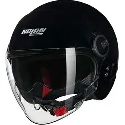 Nolan N21 Visor Classico Jethelm - Schwarz - XL - Motorradhelm mit ultrabrem Visier für optimale Sicht und Sicherheit. Ideal für stilbewusste Fahrer, die Komfort und Design schätzen.