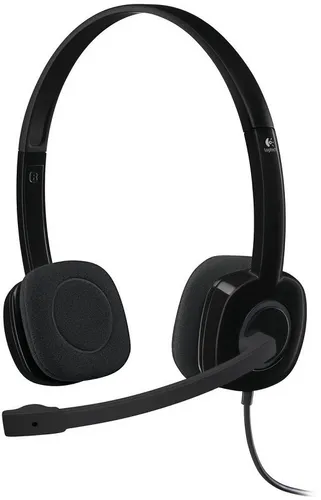 Logitech H151 - Kabelgebundenes Stereo-Headset mit Rauschunterdrückung, perfekt für klare Online-Meetings und Multimedia-Erlebnisse