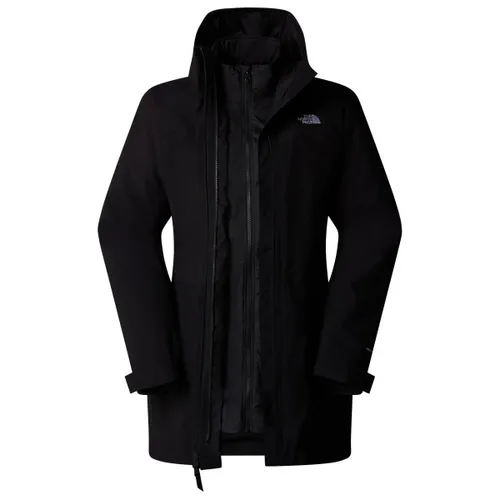 The North Face Women's Dryvent Mono Triclimate Parka - Schwarz, Gr XS - Wetterfester Parka mit warmer Innenjacke, ideal für Wanderungen. Isolierend und mit Kapuze ausgestattet. Kategorie: Funktionsjacken.