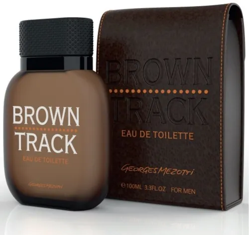 GEORGES MEZOTTI Brown Track For Men EDT spray 100ml (P1) Georges M 8715658410133