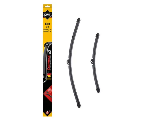 Ford Ranger TKE SWF Scheibenwischer Wischblatt vorne (2011-2025) - Scheibenwischer für Ford Ranger, mit langlebigen Gummistreifen und innovativem Multi-Adapter für mühelose Installation. Genießen Sie klare Sicht und Sicherheit bei jedem Wetter!