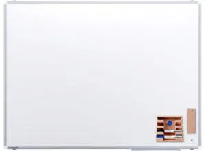Legamaster PREMIUM PLUS Whiteboard 90x120cm - Hochwertiges Präsentations-Whiteboard, kratzfest und ideal für intensive Nutzung. Mit magnetischer emaillierter Oberfläche und Cradle to Cradle Zertifizierung für nachhaltige Qualität.