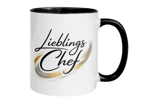 Momentals Tasse Chef – „Lieblingschef“ – Geschenk Kaffeetasse Bester Chef, Beidseitiger Druck · Links- & Rechtshänder · Spülmaschinenfest