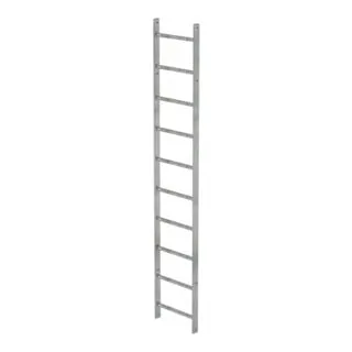 Leiternteil 10 Spr., 2800mm - Verzinkter Stahl für hohe Stabilität - Leitern, 10 Sprossen, 2800mm lang und 520mm breit, aus verzinktem Stahl für Langlebigkeit und Sicherheit beim Arbeiten in der Höhe.