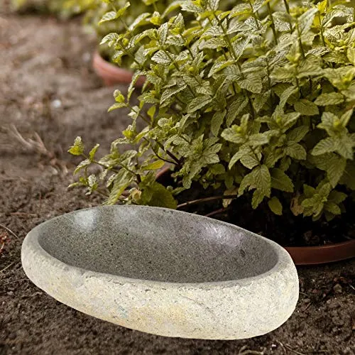 Oriental Galerie Vogeltränke aus Naturstein von Oriental Galerie