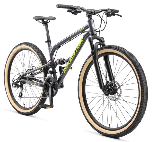 Mountainbike 21 Gang Shimano RD-TY300 – Vollgefedert für Damen und Herren - Fahrrad mit stabiler Aluminiumrahmen und 21-Gang Shimano Kettenschaltung. Ideal für Abenteuer im Gelände oder in der Stadt, bietet es hervorragenden Fahrkomfort und Sicherheit durch Vollfederung.