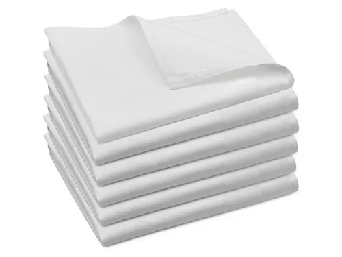 Stoffservietten Weiß von Zollner