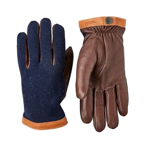 Hestra Deerskin Wool Tricot Handschuhe Gr 10 Braun