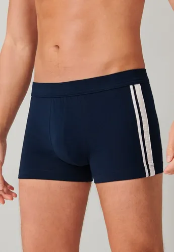 Schiesser Unterwäsche Boxershorts 95/5 Streifen mehrfarbig dunkelblau/grau Herren - 3 Stück - Laufunterwäsche im praktischen Dreierpack, aus 95% nachhaltigem Organic Cotton für höchsten Tragekomfort und Formbeständigkeit.