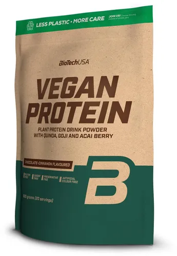 BioTech USA Vegan Protein, 500 g Beutel, Unflavoured