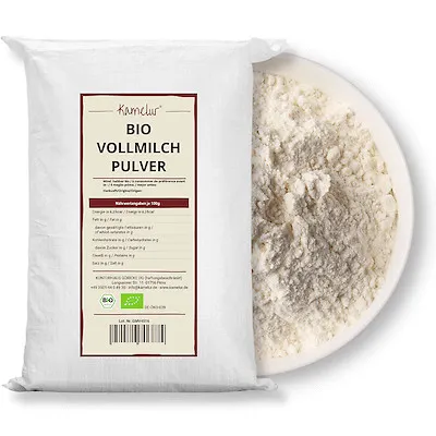  25kg Bio Vollmilchpulver, Milchpulver BIO, Vorratspack 14 EUR/kg