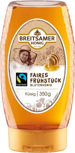 Breitsamer Blütenhonig Faires Frühstück 350g