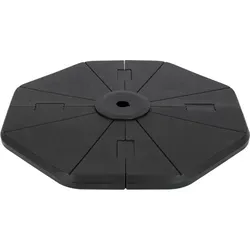 Sekey Ampelschirmständer für Cantilever-Sonnenschirme - Schirmständer mit 8-eckigem Design, nach Befüllung bis zu 78KG schwer. Stabil und platzsparend, ideal für Garten und Terrasse.